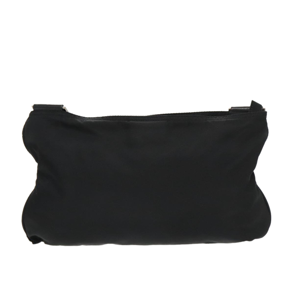 PRADA Shoulder Bag Nylon Black Silver Auth 95371 - Picture 2 of 16